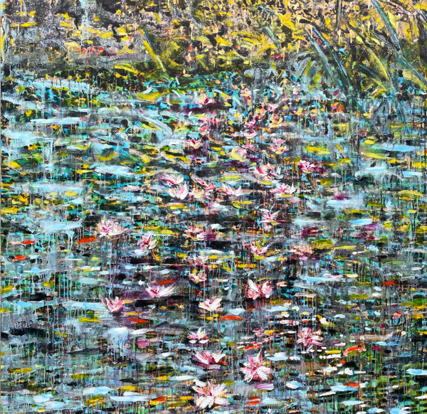 WATERLILIES - AFTER MONET